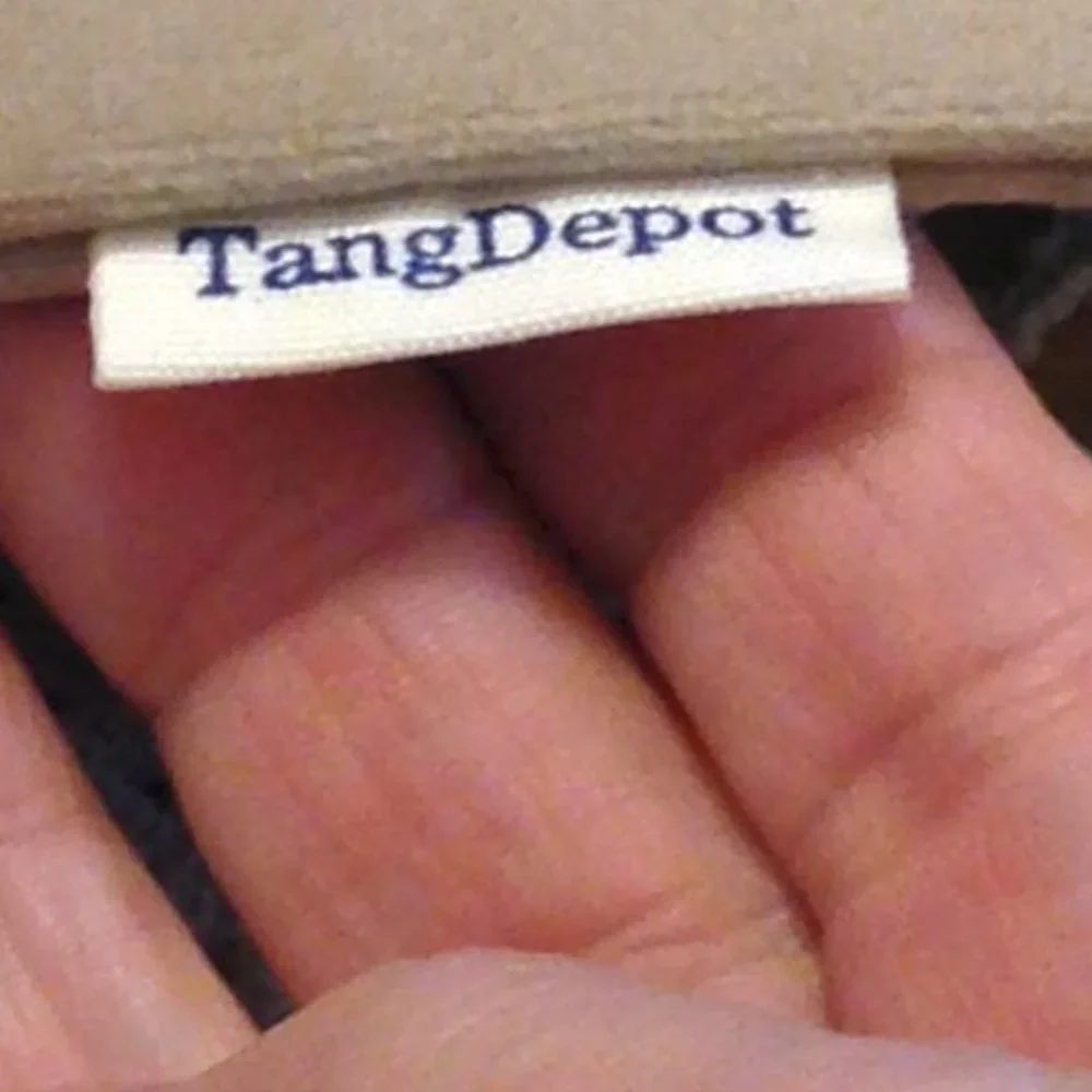 Tan pillow cover for accent decor, Tang Depot, nwot